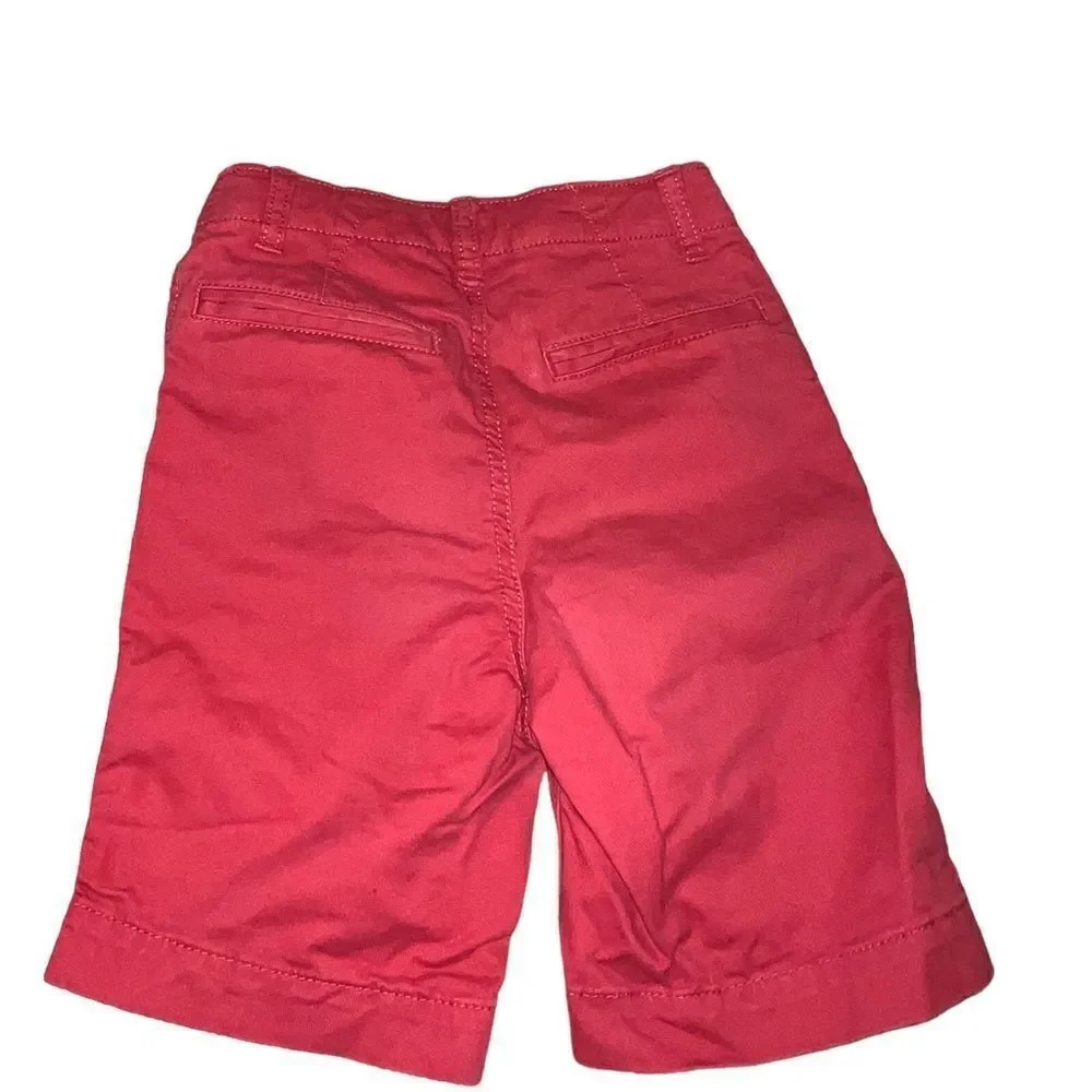 Gap‎ Kids flat front red shorts boys size 8 slim